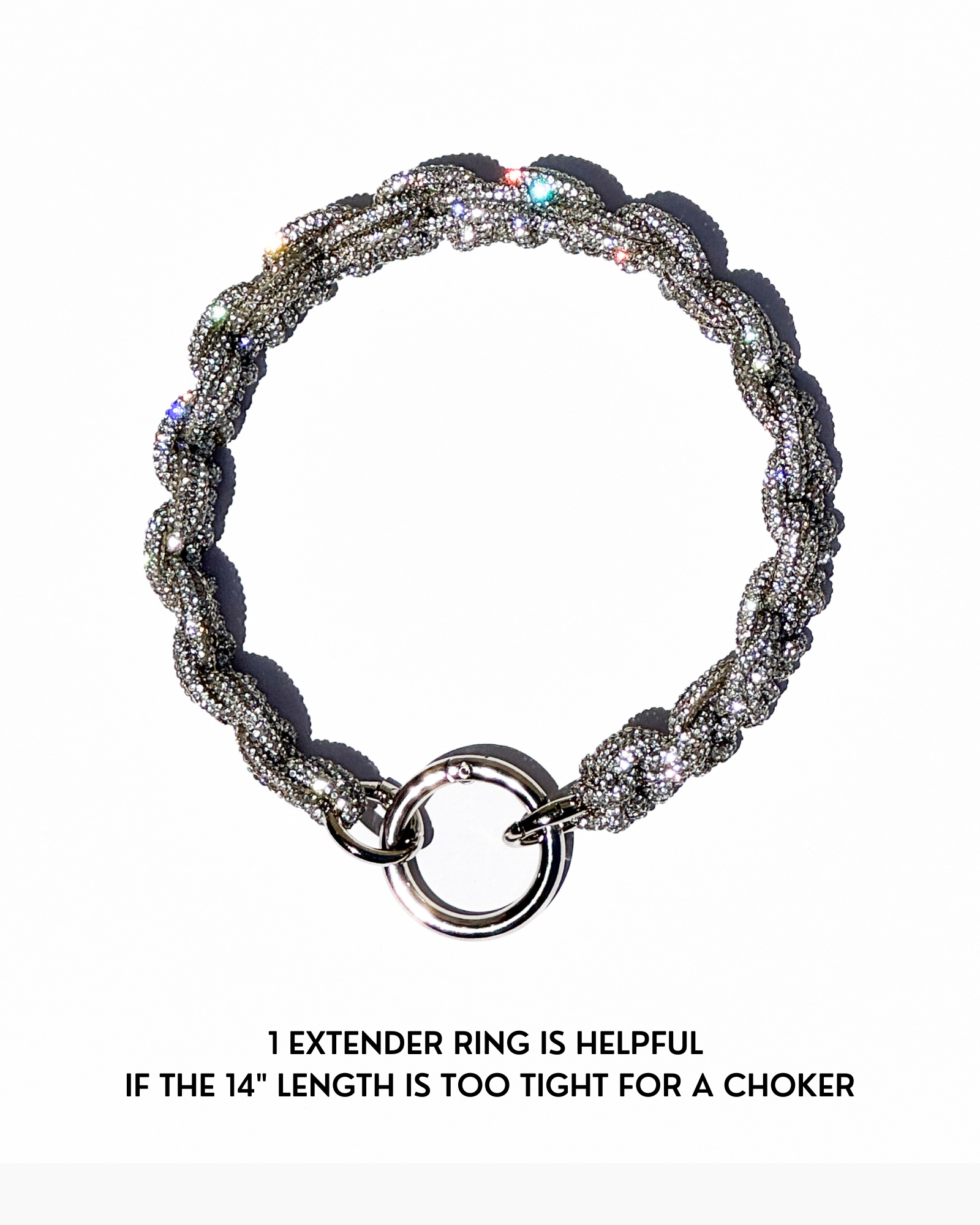 PETITE CROWN Wristlet / Necklace - Crystal