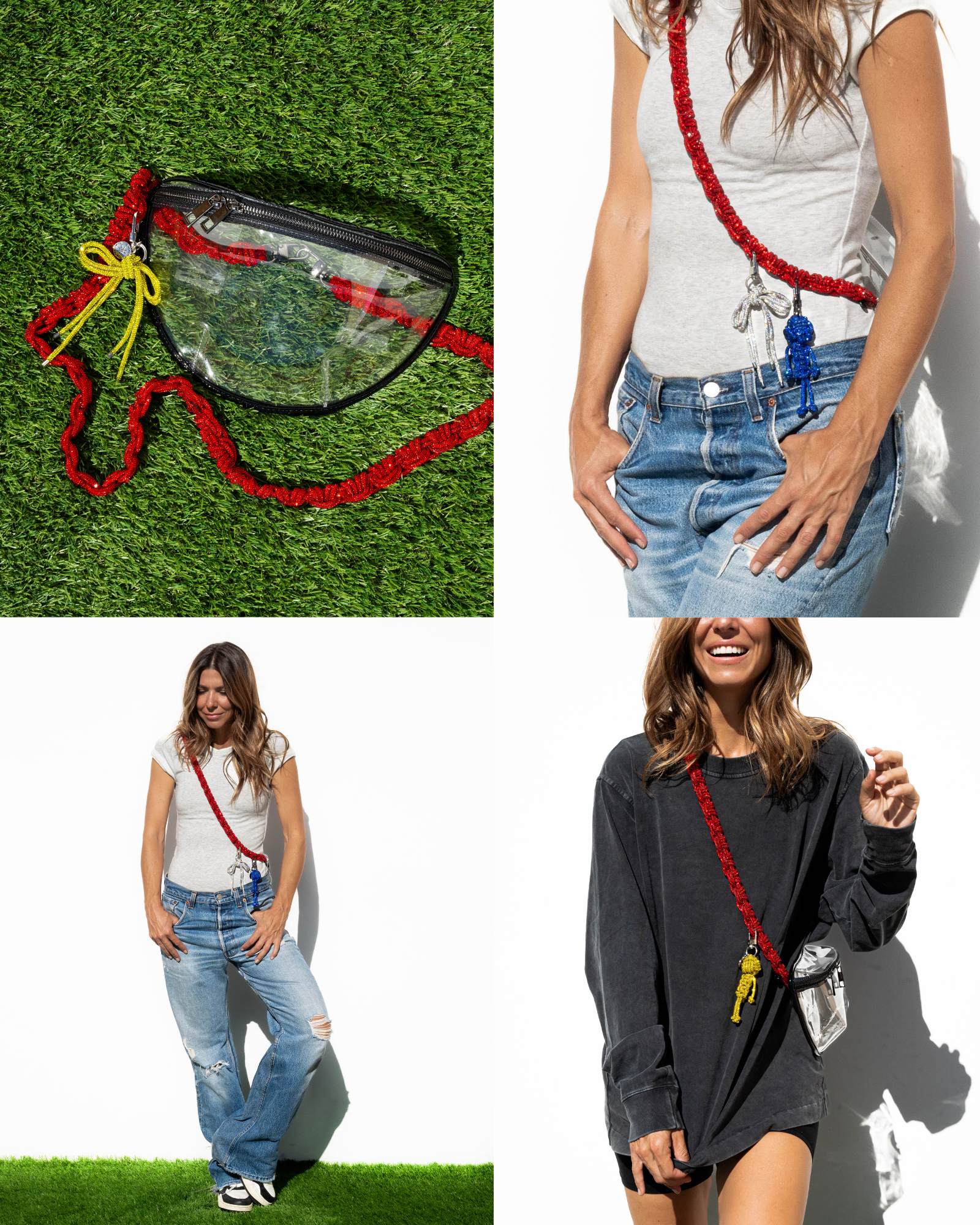 PETITE CROWN STRAP - Scarlet