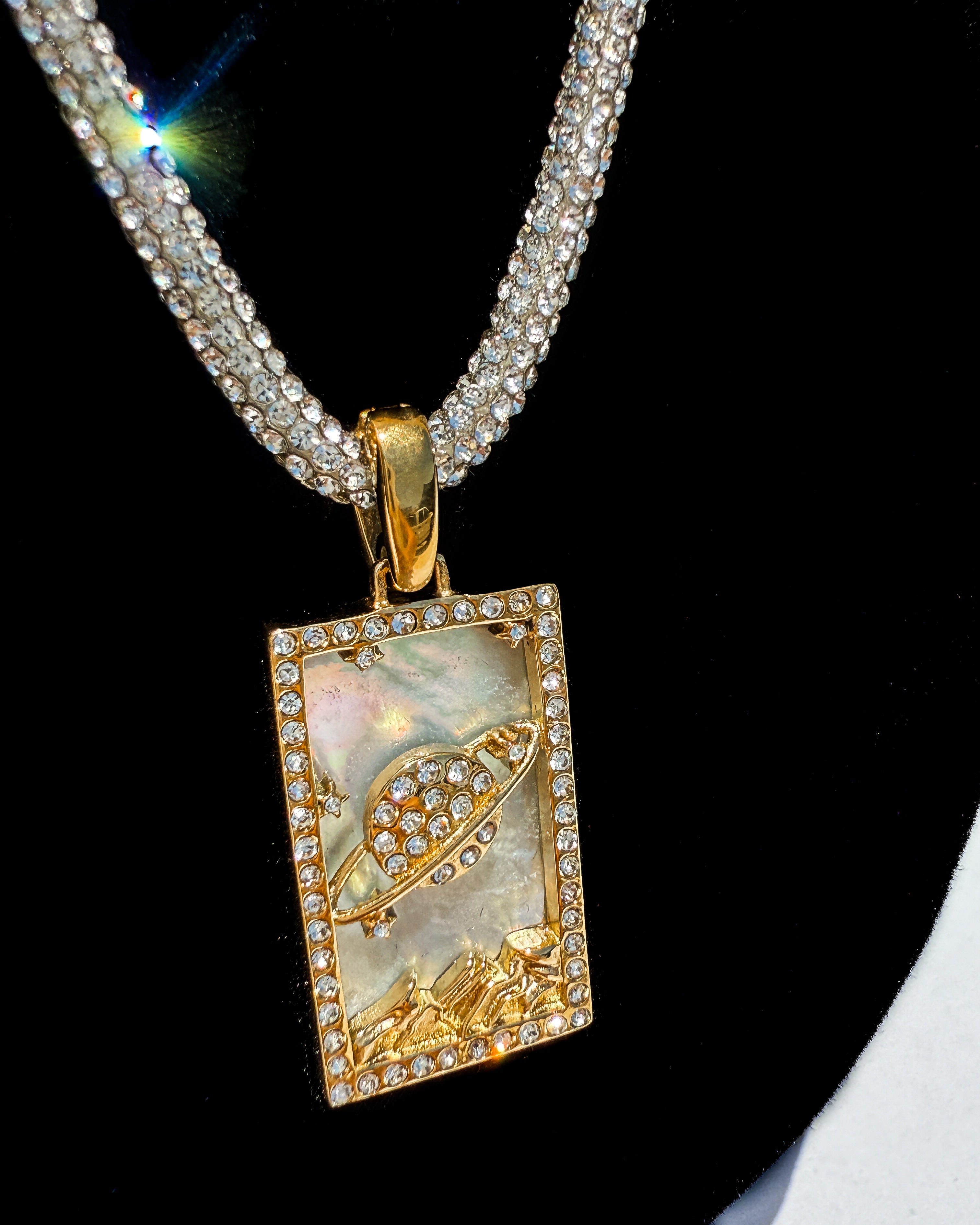 Celestial Trio Necklace Set - Interchangeable Charm Clasps
