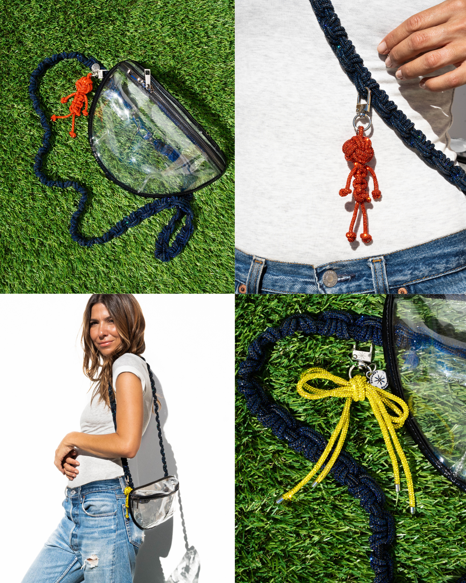 PETITE CROWN STRAP - Navy Blue