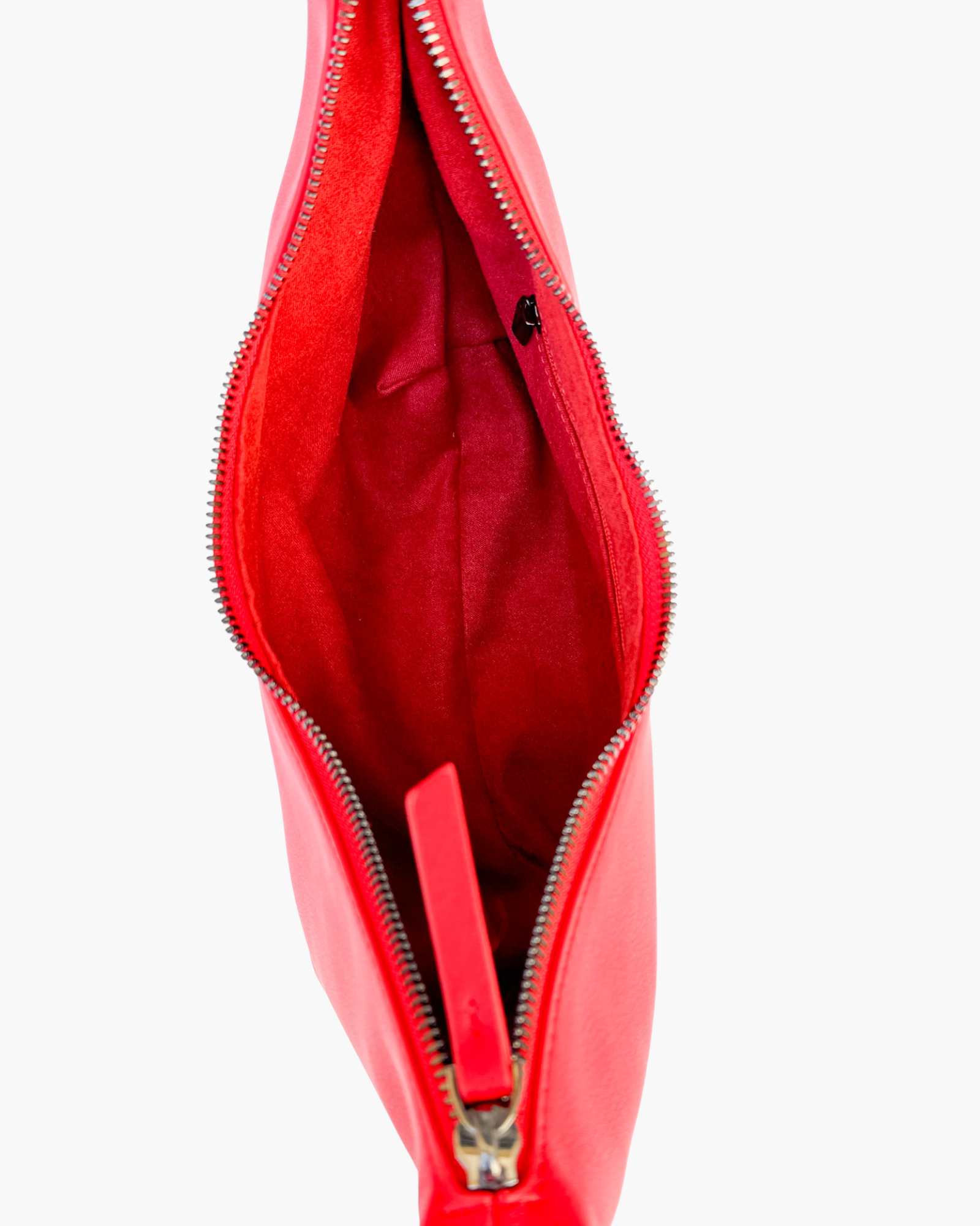 Hezi Leather Shoulder Bag - Scarlet