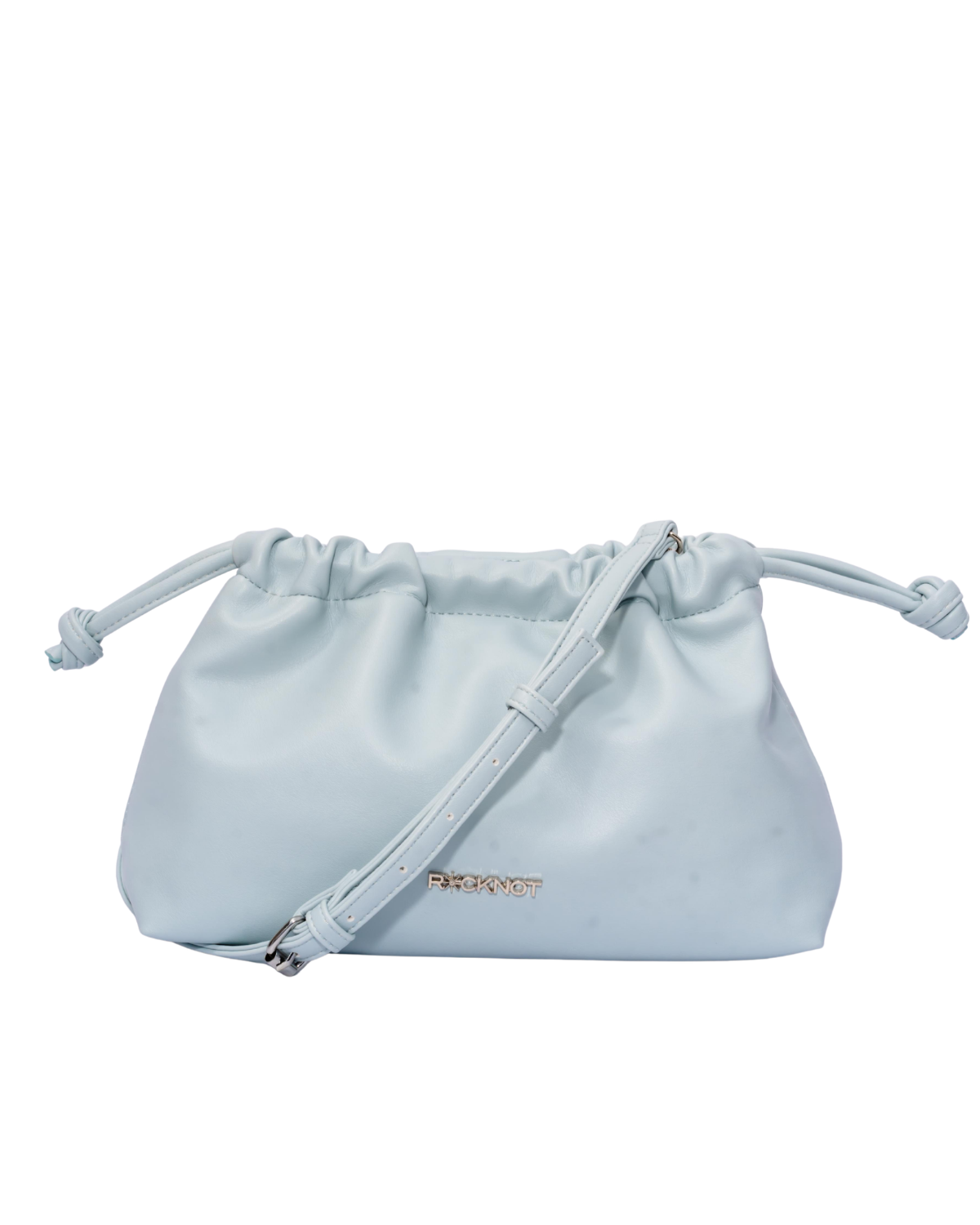 FIA Drawstring Bag - Seafoam Vegan Leather