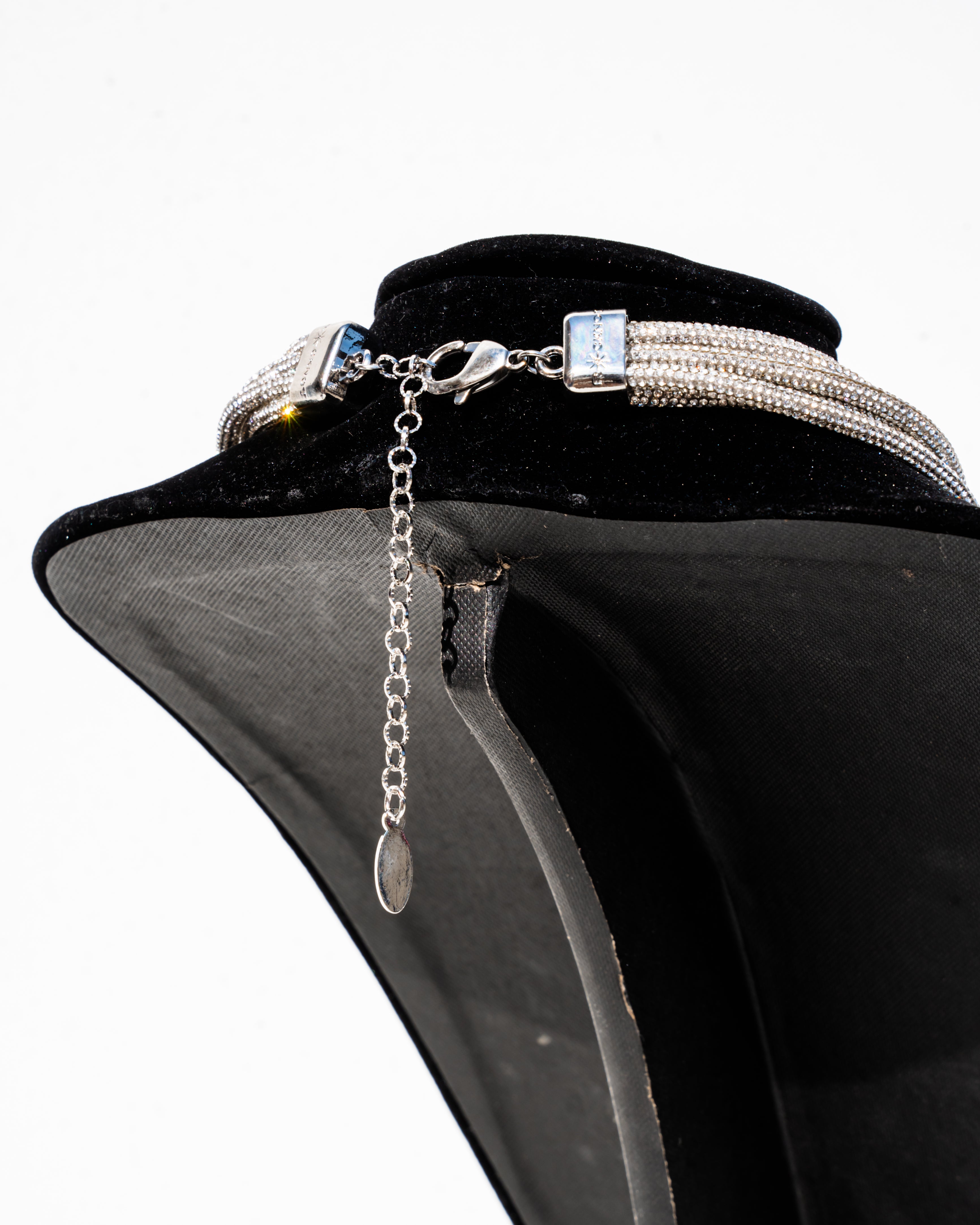 4 in 1 Multi Strand Necklace - Crystal