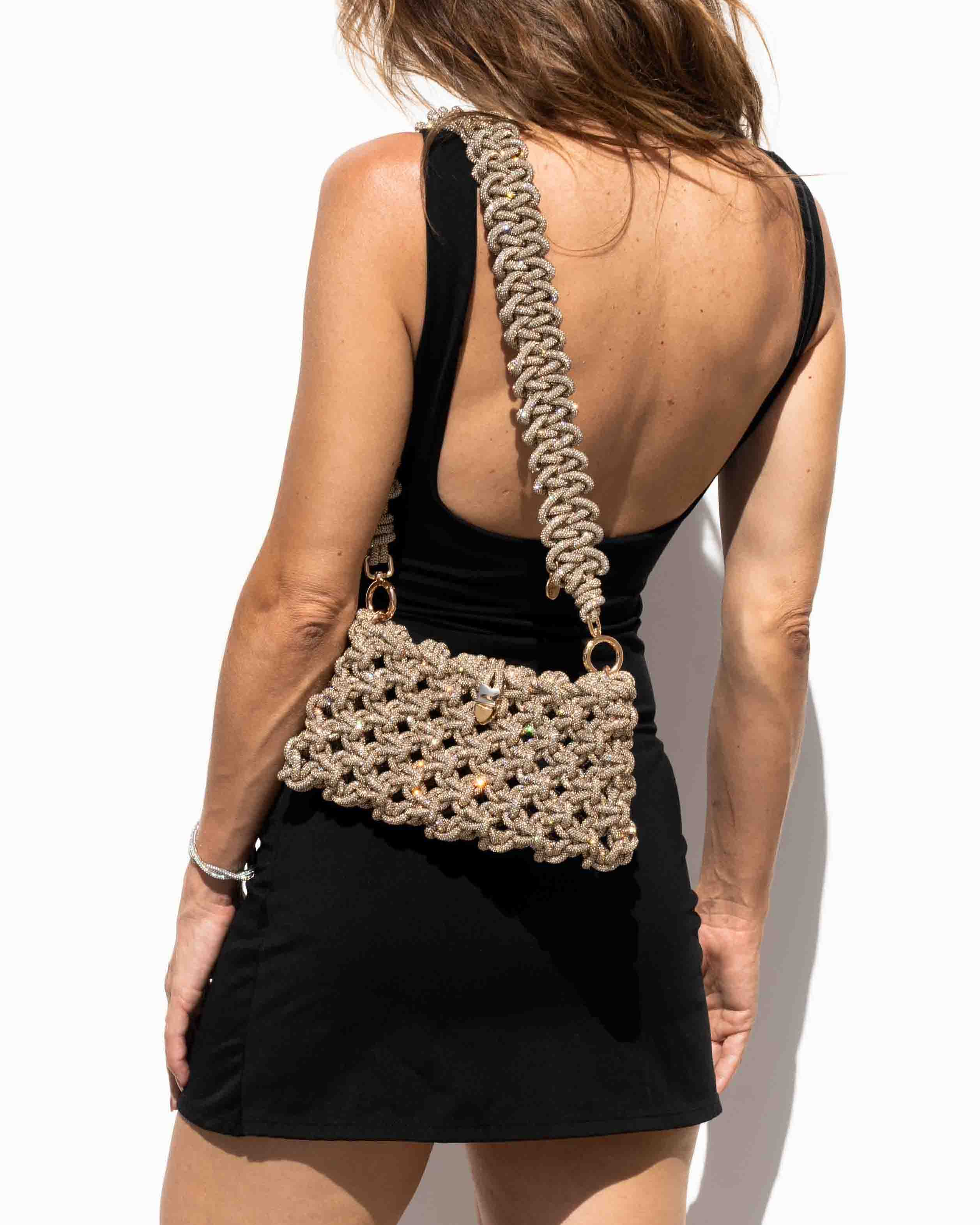 Eden 2-in-1 Clutch - Champagne Bubbles