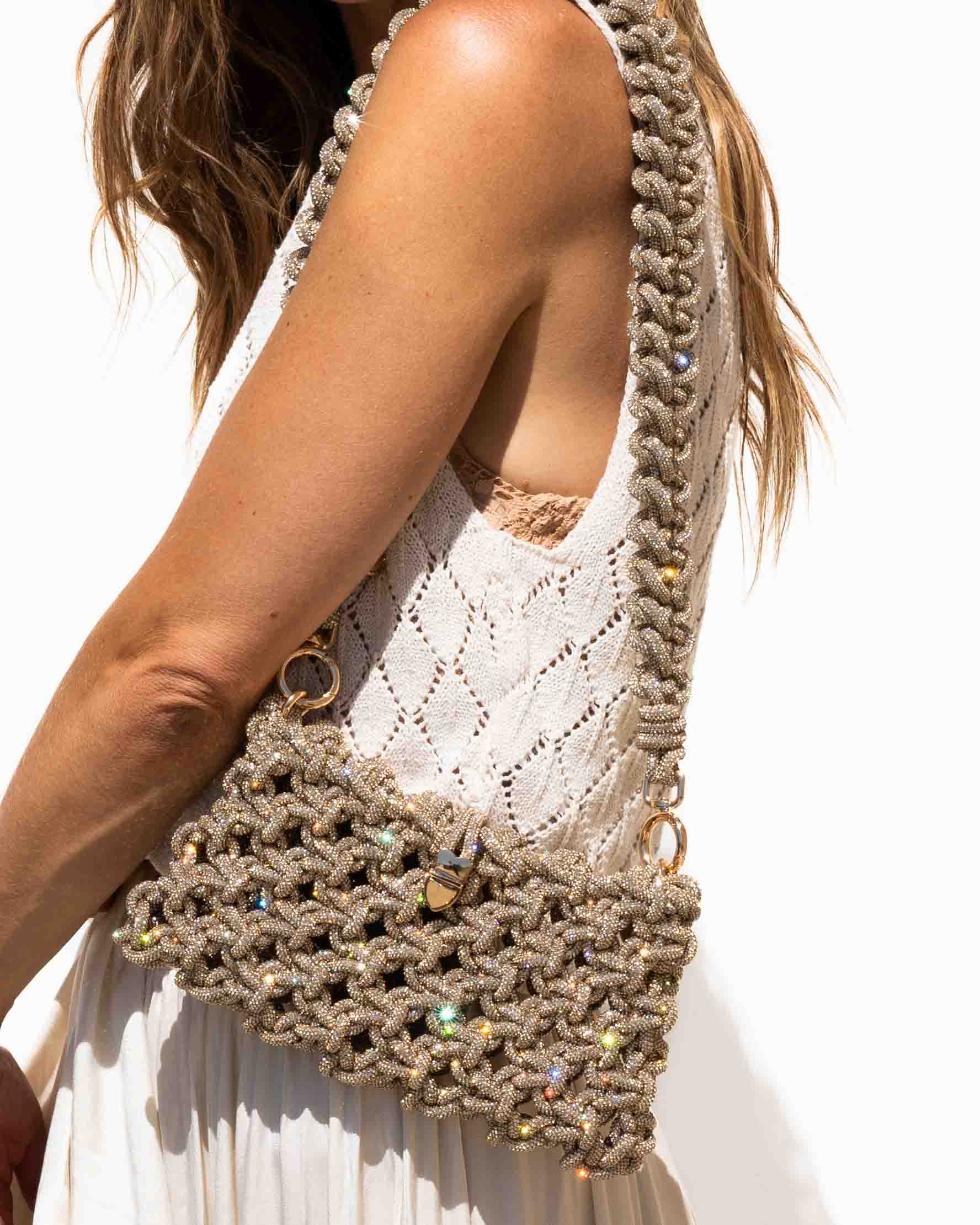LACE STRAP - Champagne Bubbles
