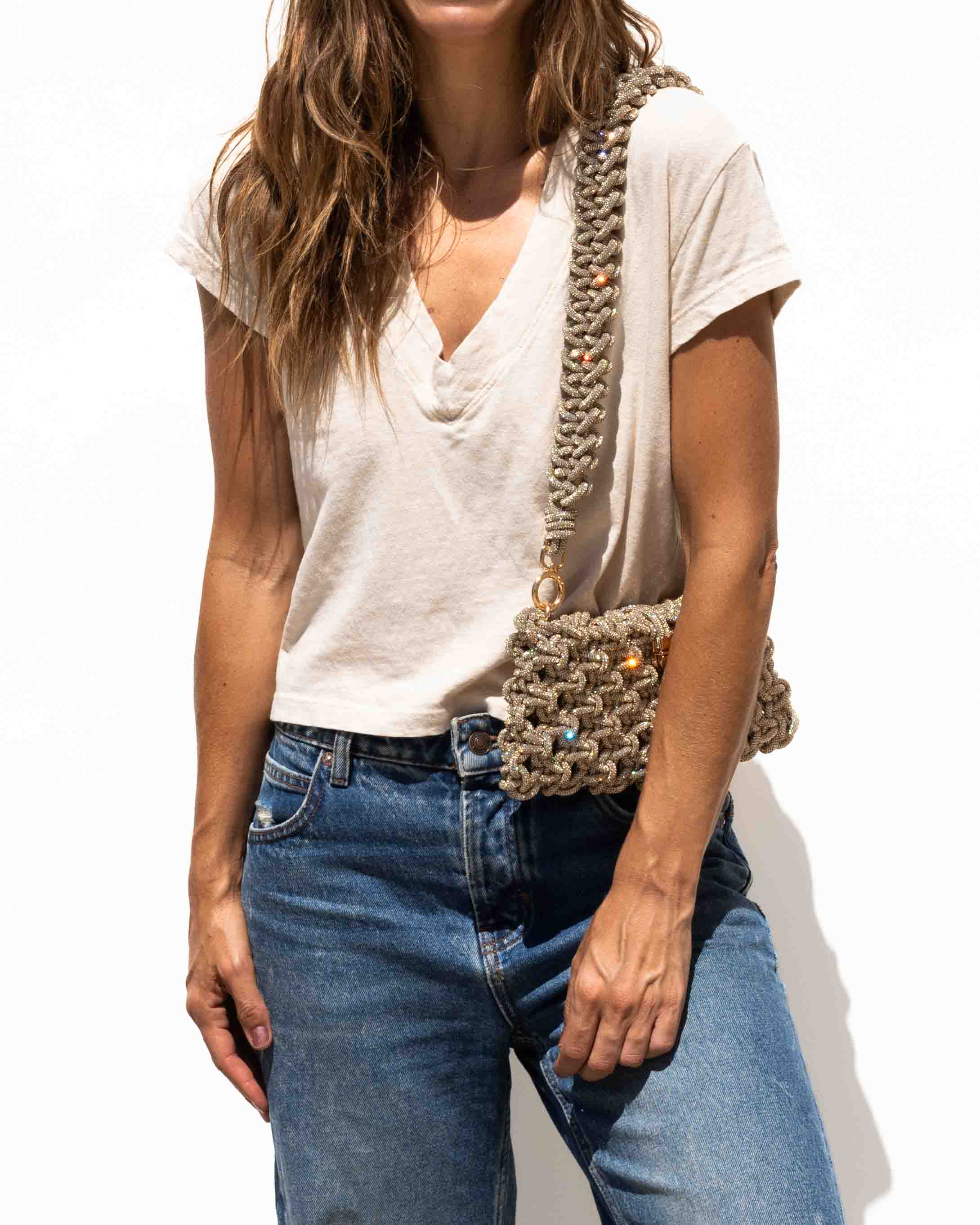 Eden 2-in-1 Clutch - Champagne Bubbles