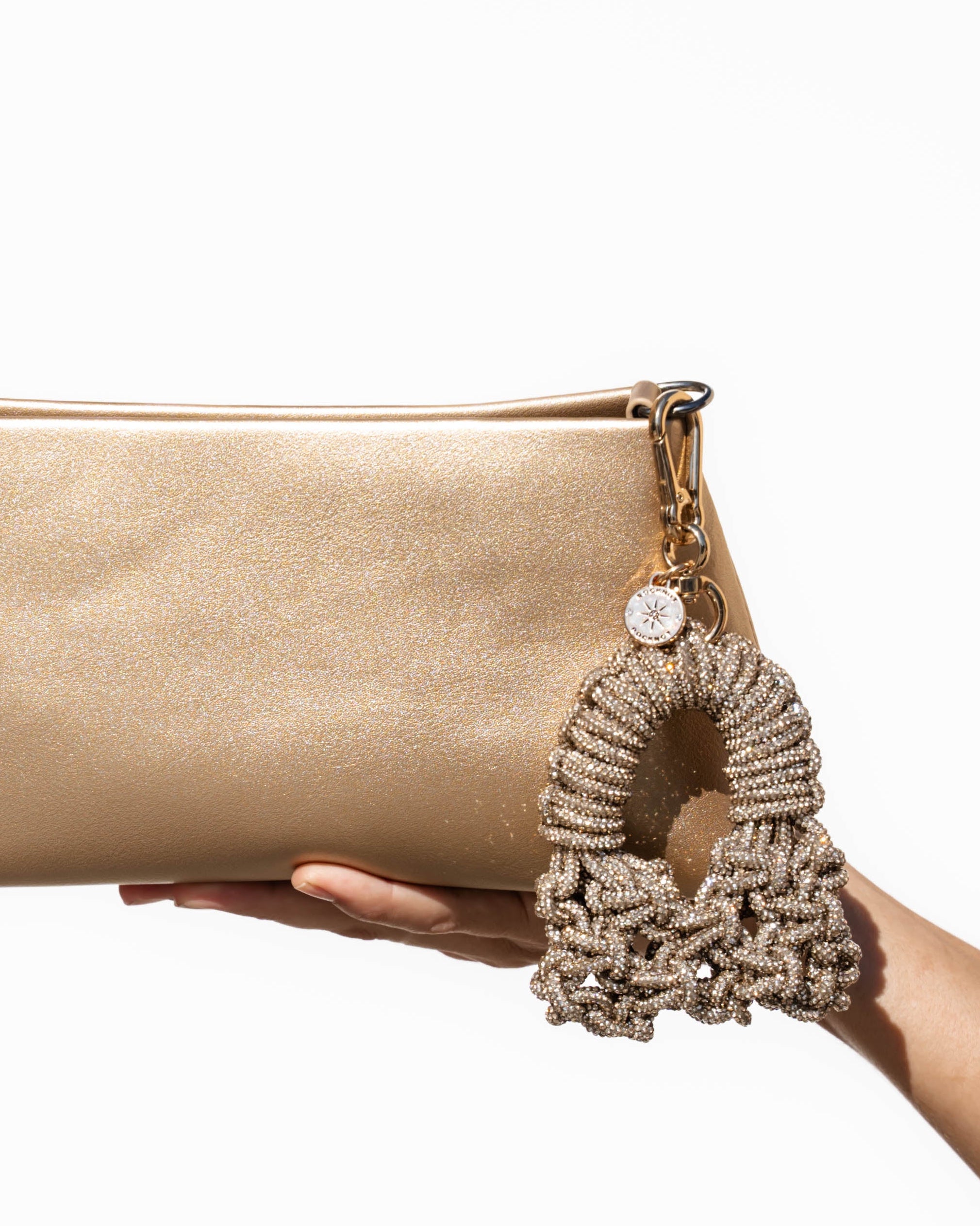 Mini Transformer Bag Charm / Keychain - Champagne Bubbles