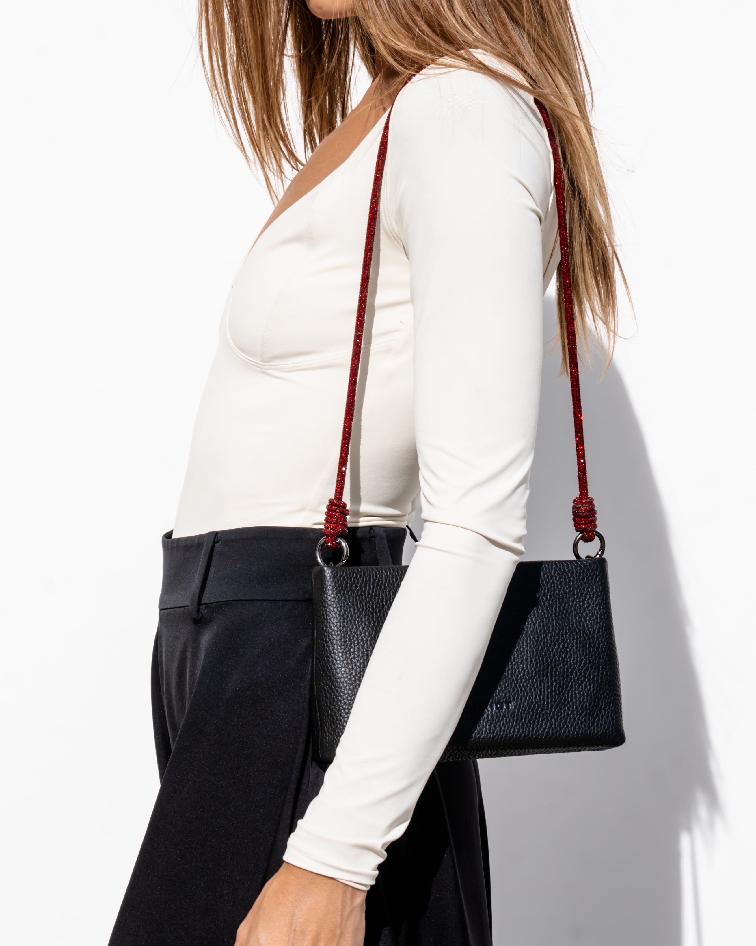 SPIRAL STRAP - Phone / Purse - Ruby Red