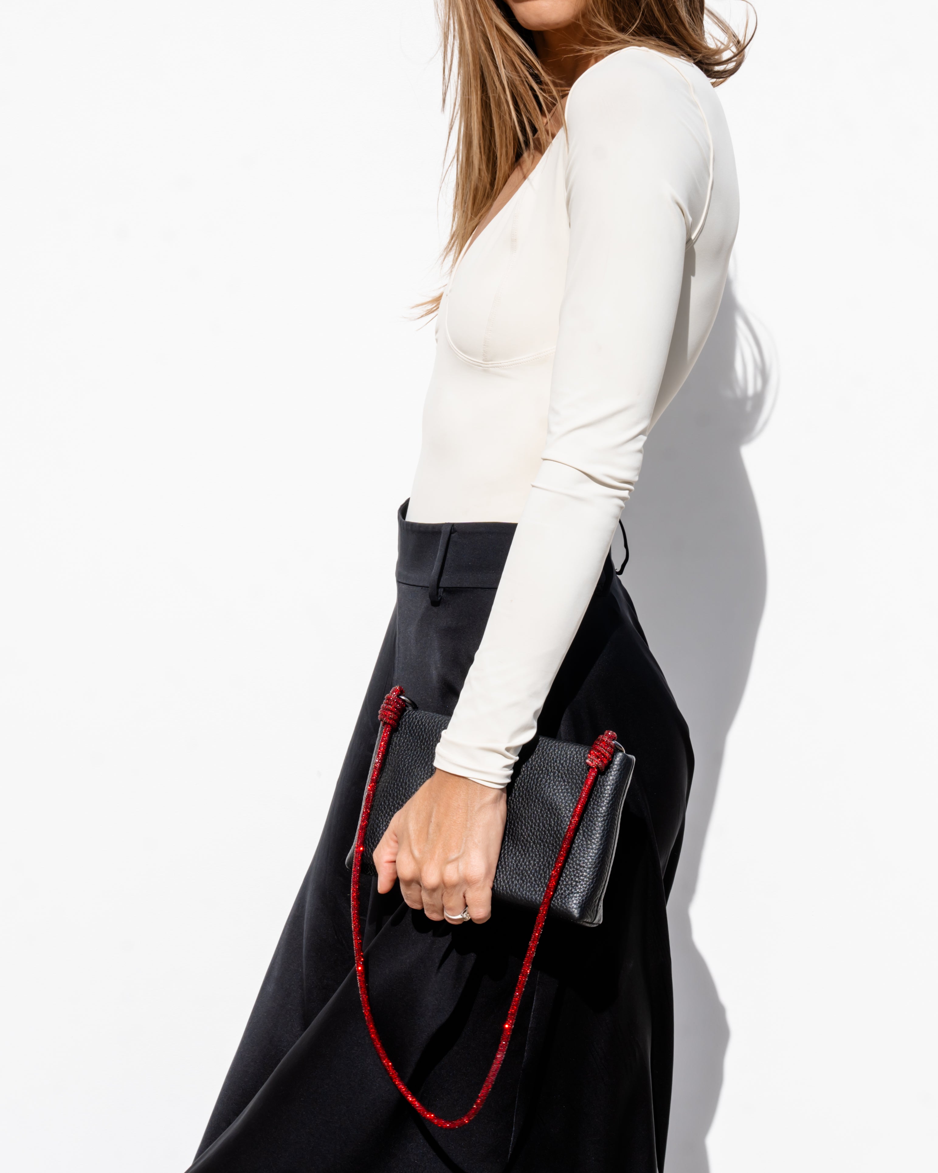 SPIRAL STRAP - Phone / Purse - Ruby Red