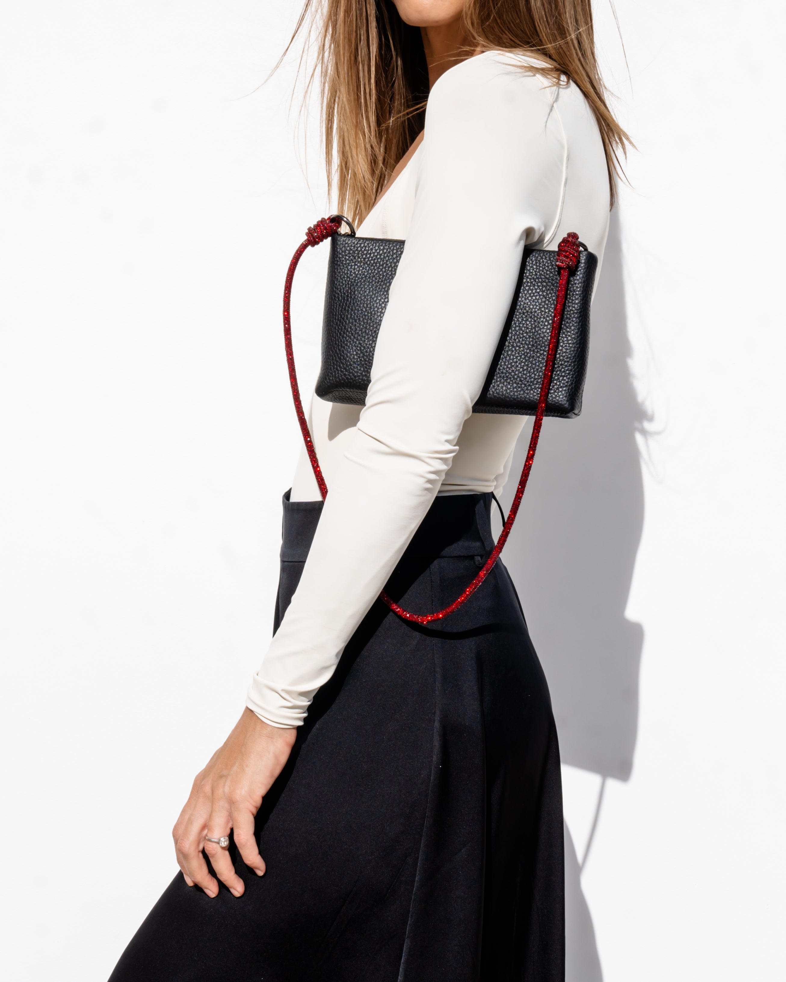 SPIRAL STRAP - Phone / Purse - Ruby Red