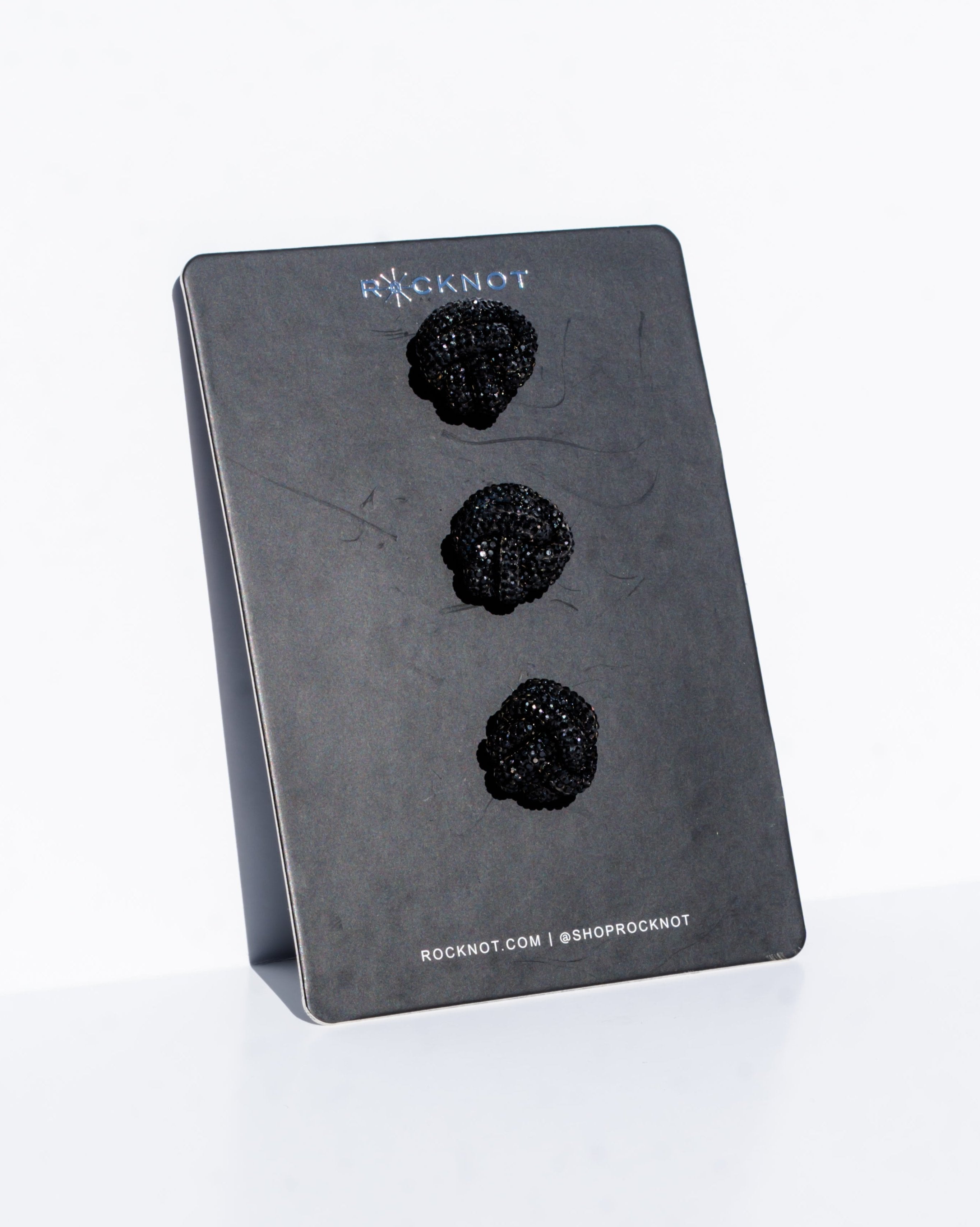 MAGIC BUTTONS - 3 Knots - Black