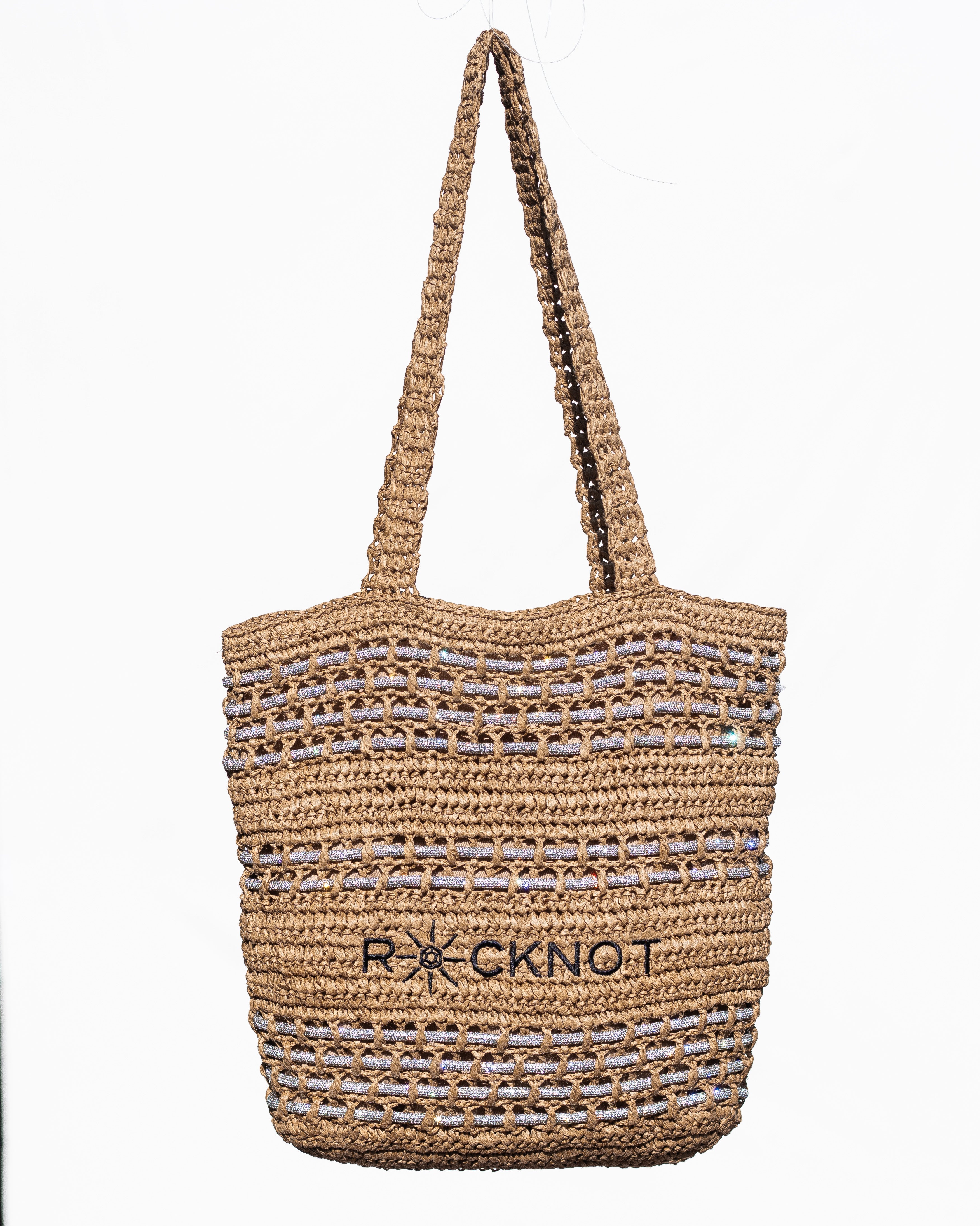 Zuma Straw Tote - Tan