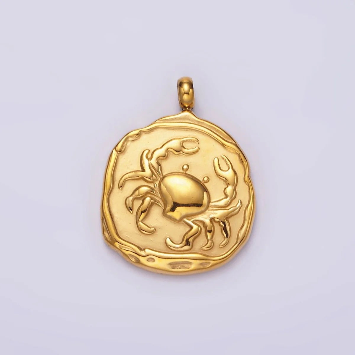 ZODIAC Carabiner Necklace - Antique Gold