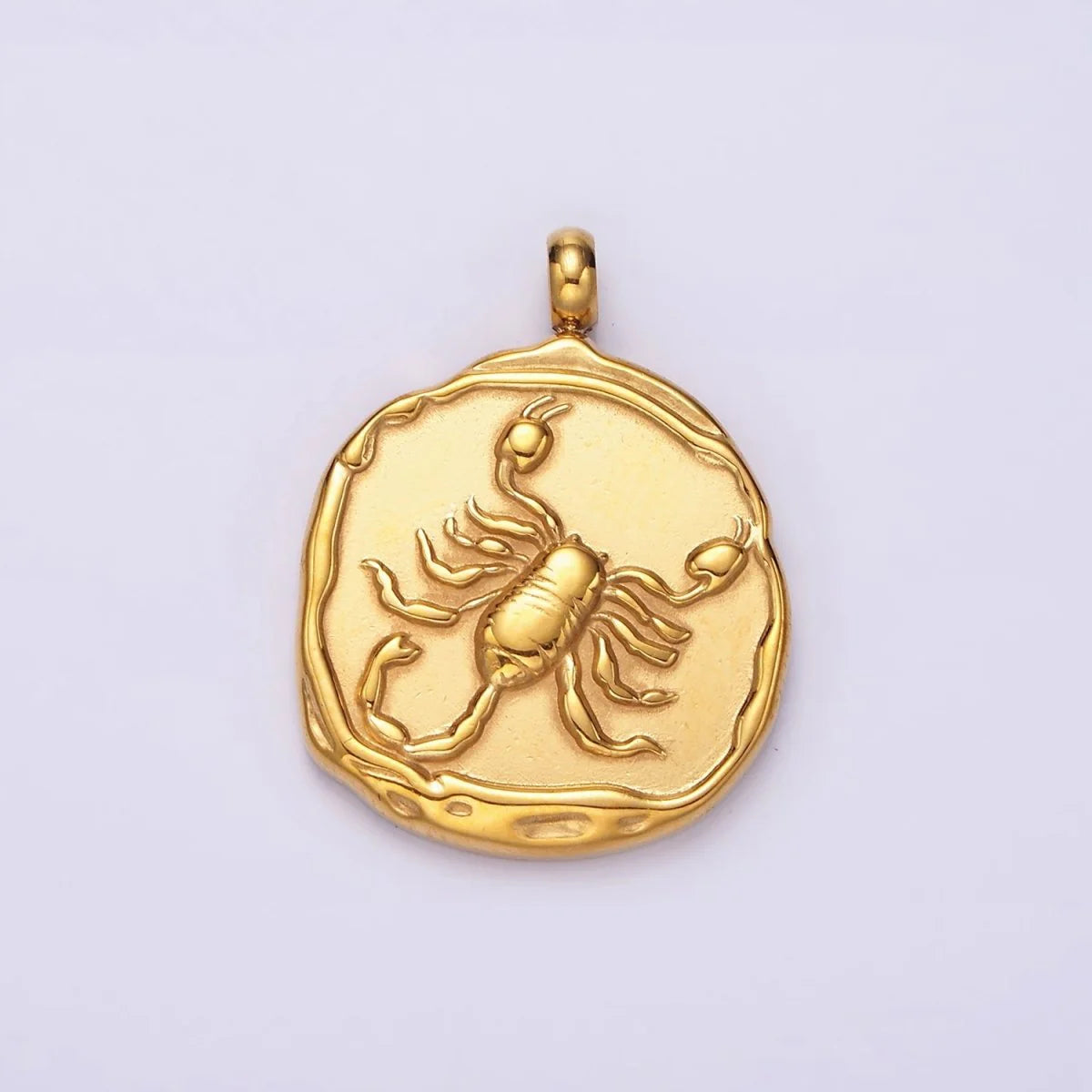 ZODIAC Carabiner Necklace - Antique Gold