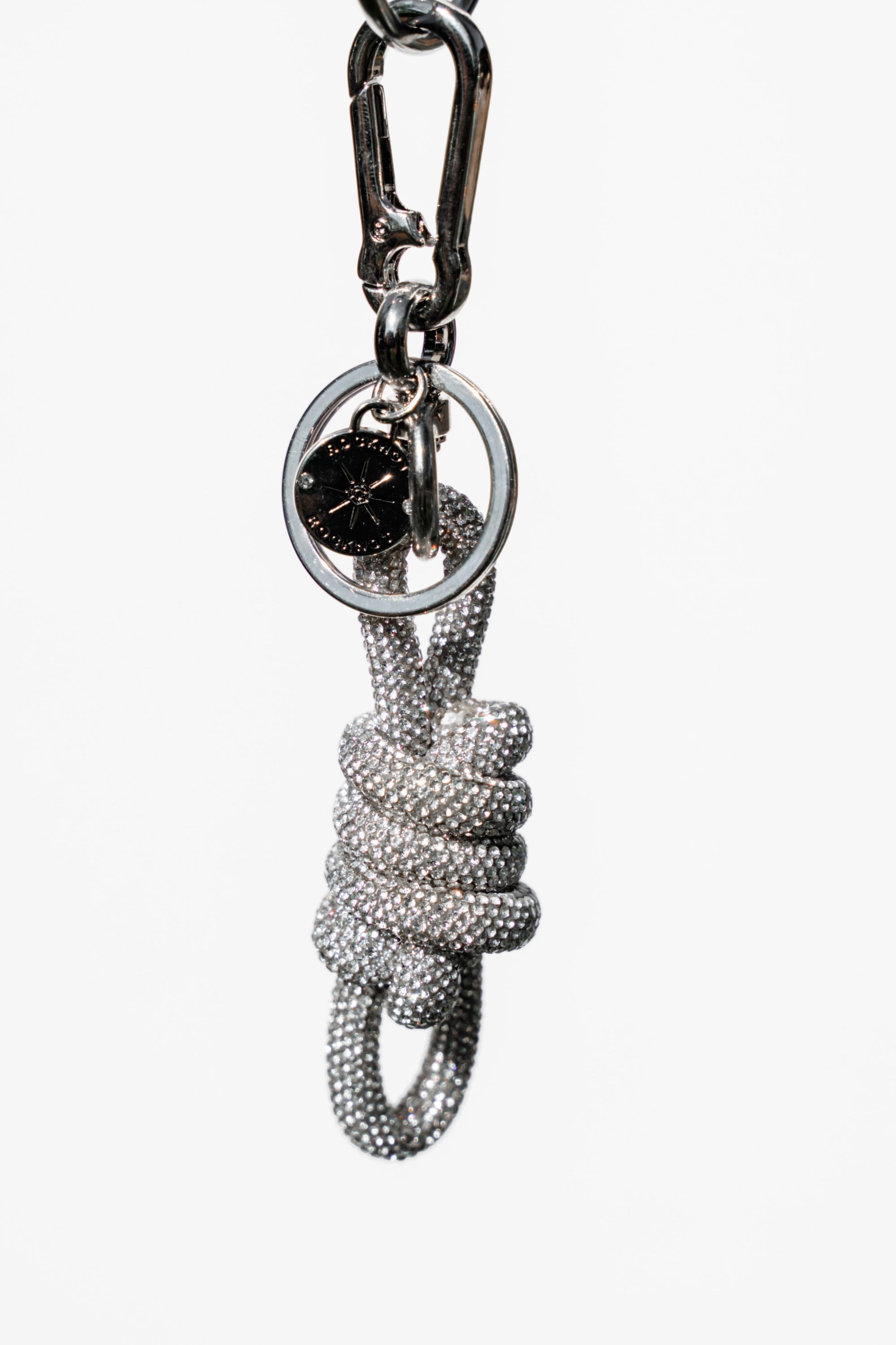 Chubby Knot Keychain - Crystal