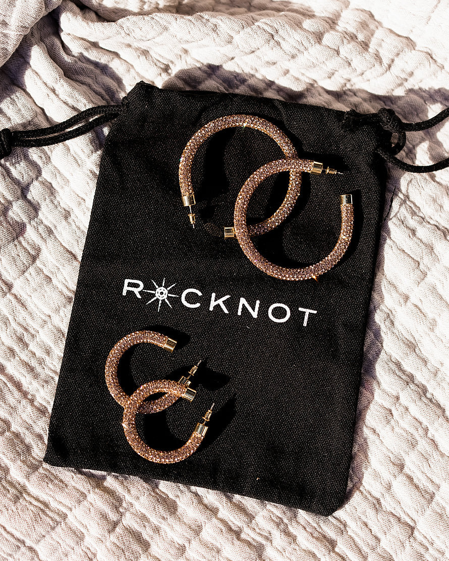 Petite Hoops - Rose