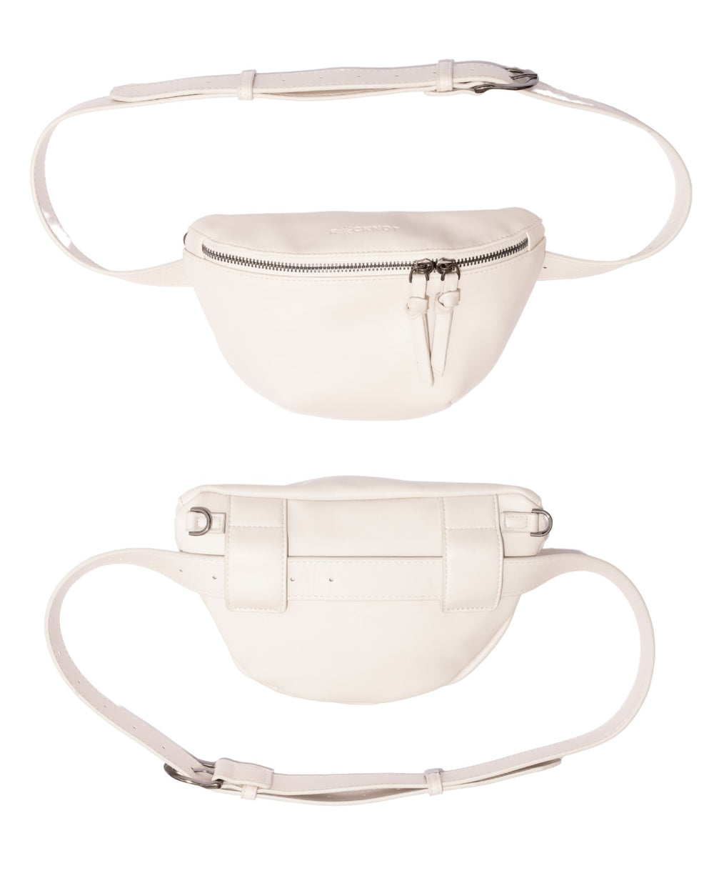 WHITE BELT BAG + MAGNUM CROWN - Champagne Bubbles