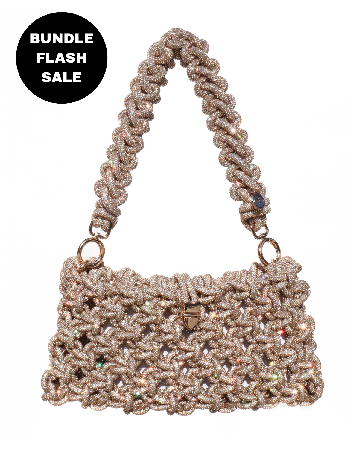 Eden 2-in-1 Clutch - Champagne Bubbles