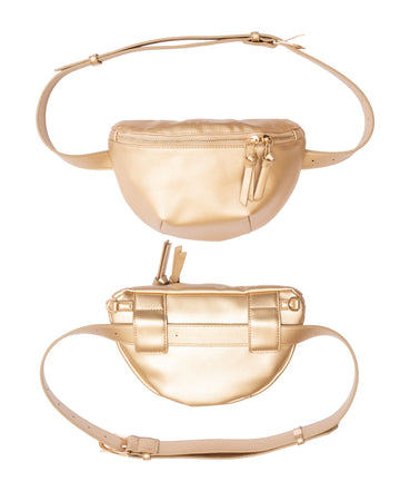 GOLD BELT BAG + TWIN - Champagne Bubbles