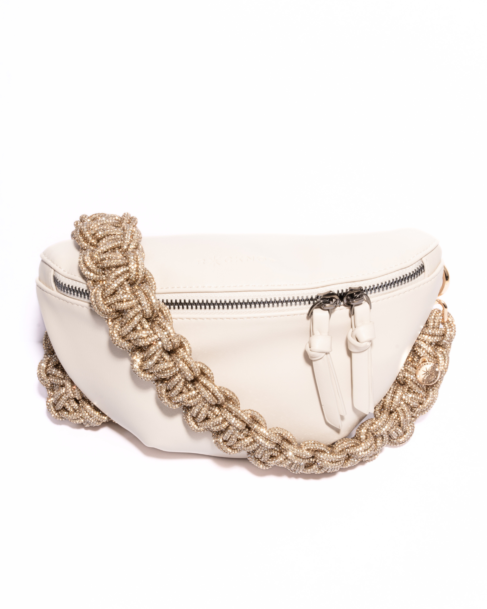 WHITE BELT BAG + TWIN - Champagne Bubbles