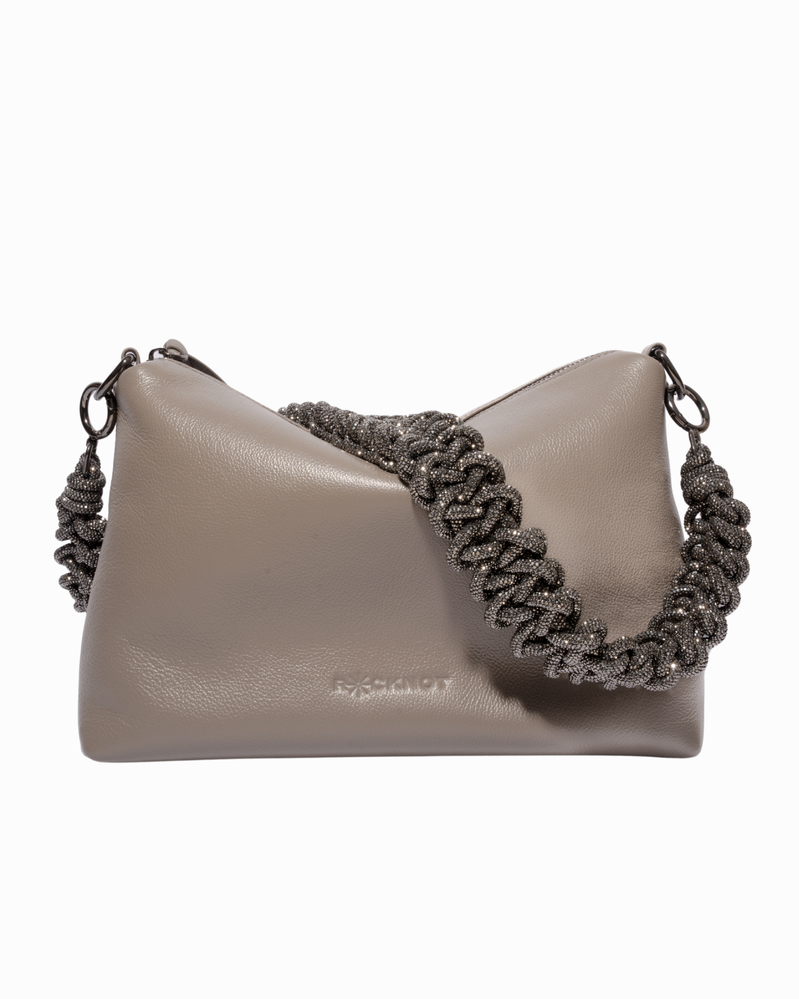 DANIELLA BAG + LACE - Grey + Gunmetal