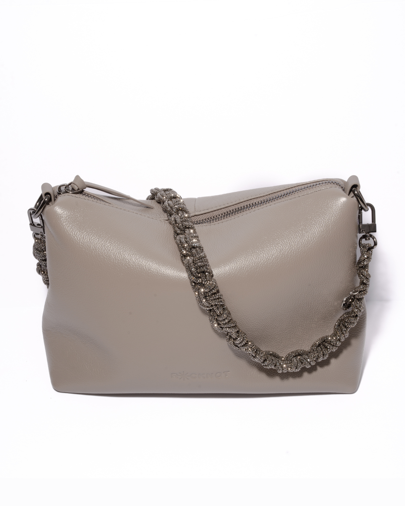 DANIELLA BAG + PETITE CROWN - Grey + Gunmetal