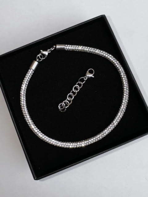 Petite Anklet - Crystal