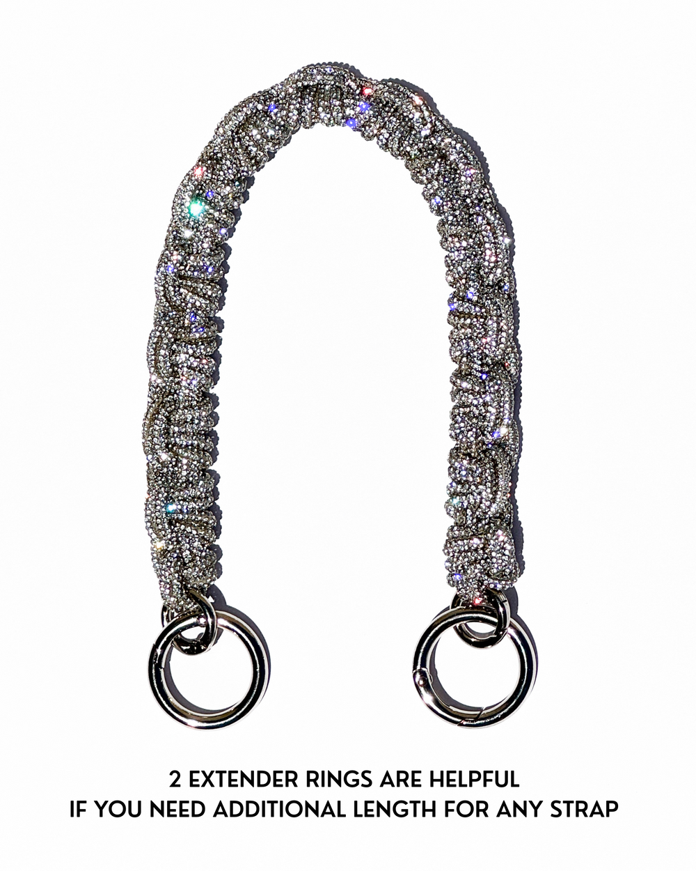 PETITE CROWN Wristlet / Necklace - Crystal