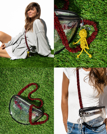 Infinity Belt Bag - Clear / Black
