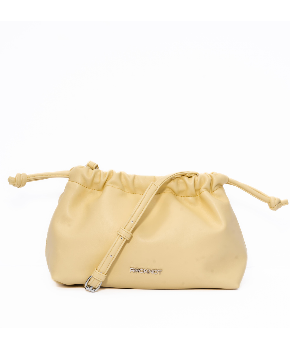 FIA Drawstring Bag - Butter Vegan Leather
