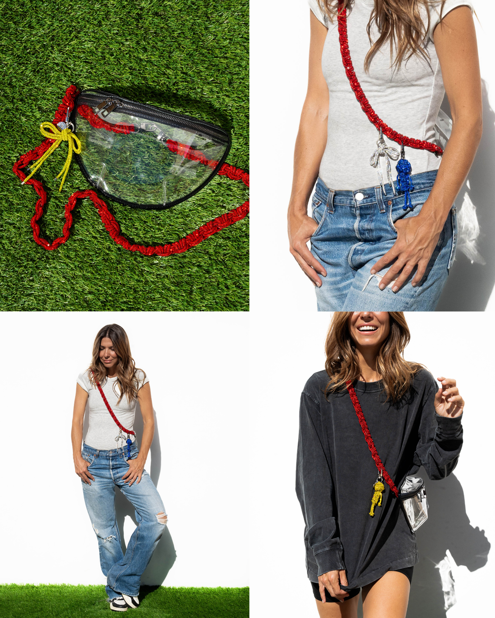 PETITE CROWN STRAP - Scarlet