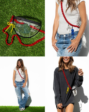 PETITE CROWN STRAP - Scarlet