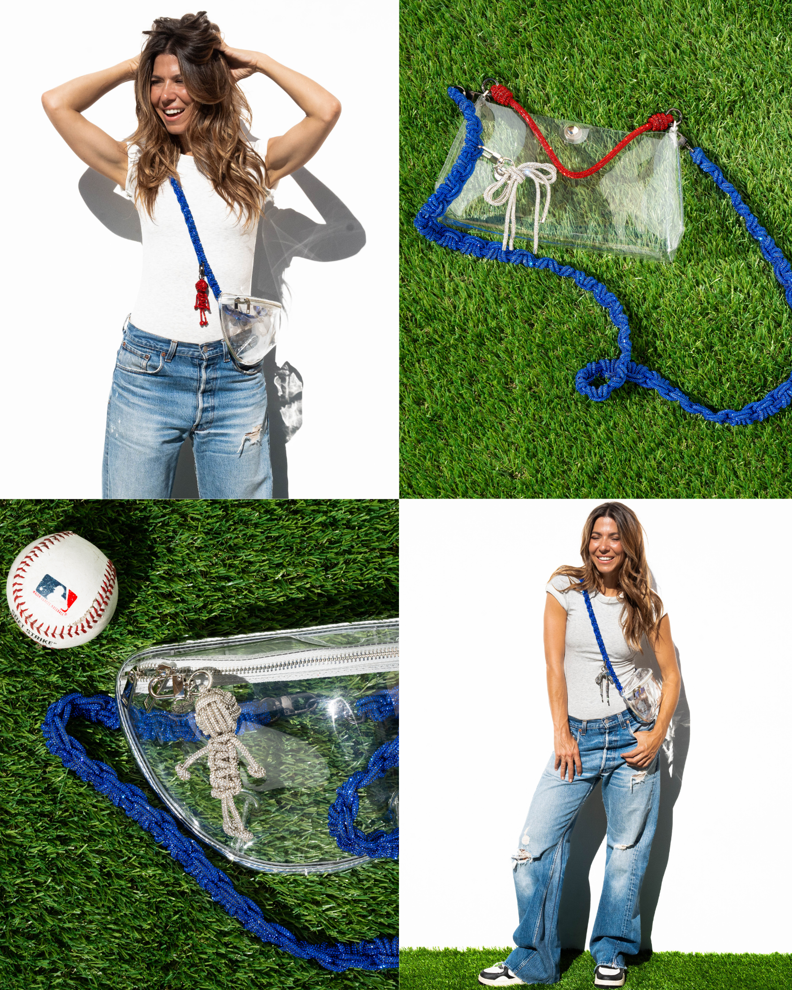 Infinity Belt Bag - Clear / Chrome