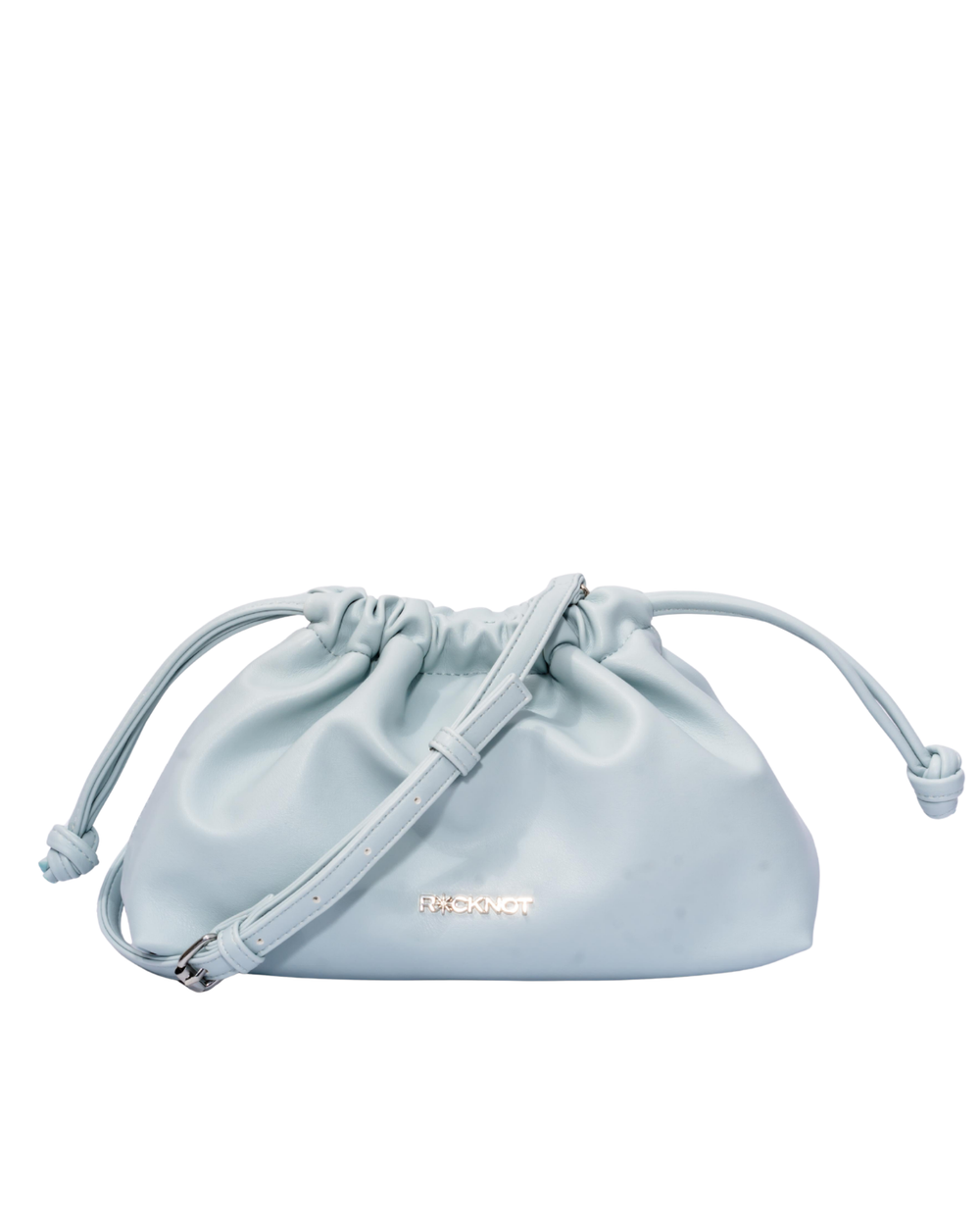 FIA Drawstring Bag - Seafoam Vegan Leather
