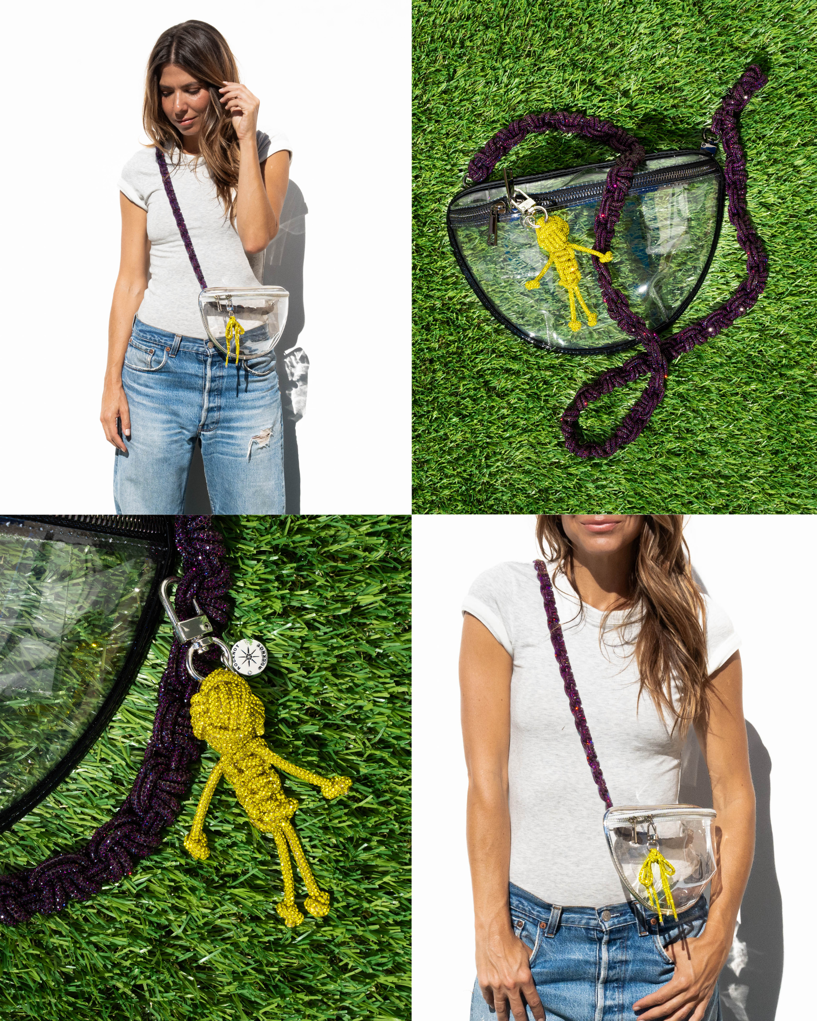 PETITE CROWN STRAP - Amethyst