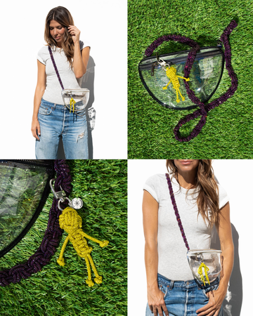 PETITE CROWN STRAP - Amethyst