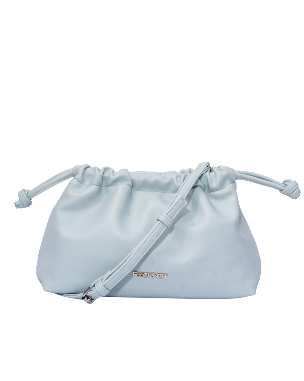 FIA Drawstring Bag - Seafoam Vegan Leather