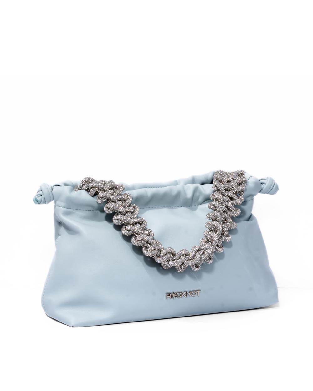FIA Drawstring Bag - Seafoam Vegan Leather