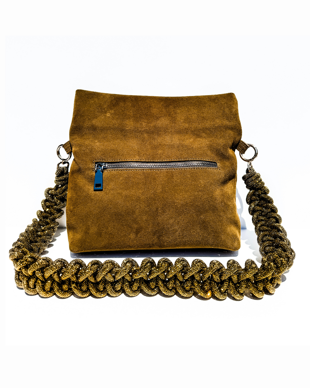 NOA BAG + LACE - Olive + Antique Gold