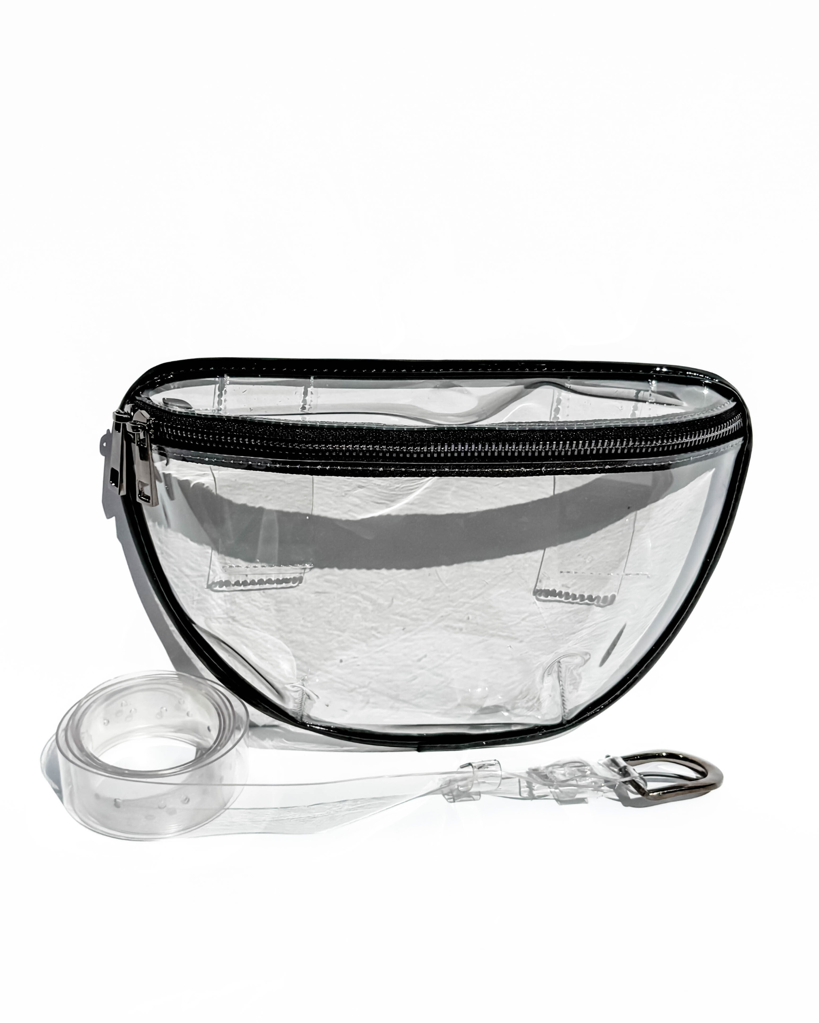 Infinity Belt Bag - Clear / Black