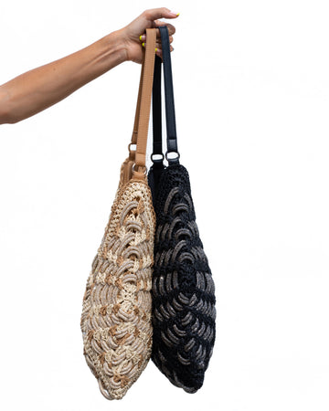 Shilo Crochet Bag - Black