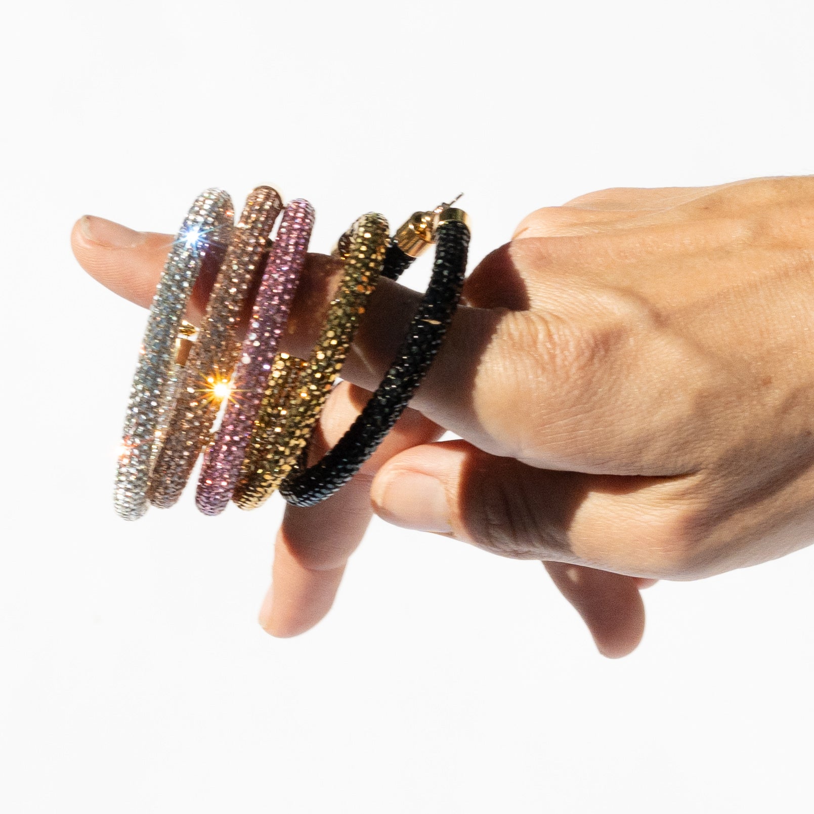 Magnum Hoops - Crystal