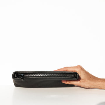 Lyla Leather Pouch - Black