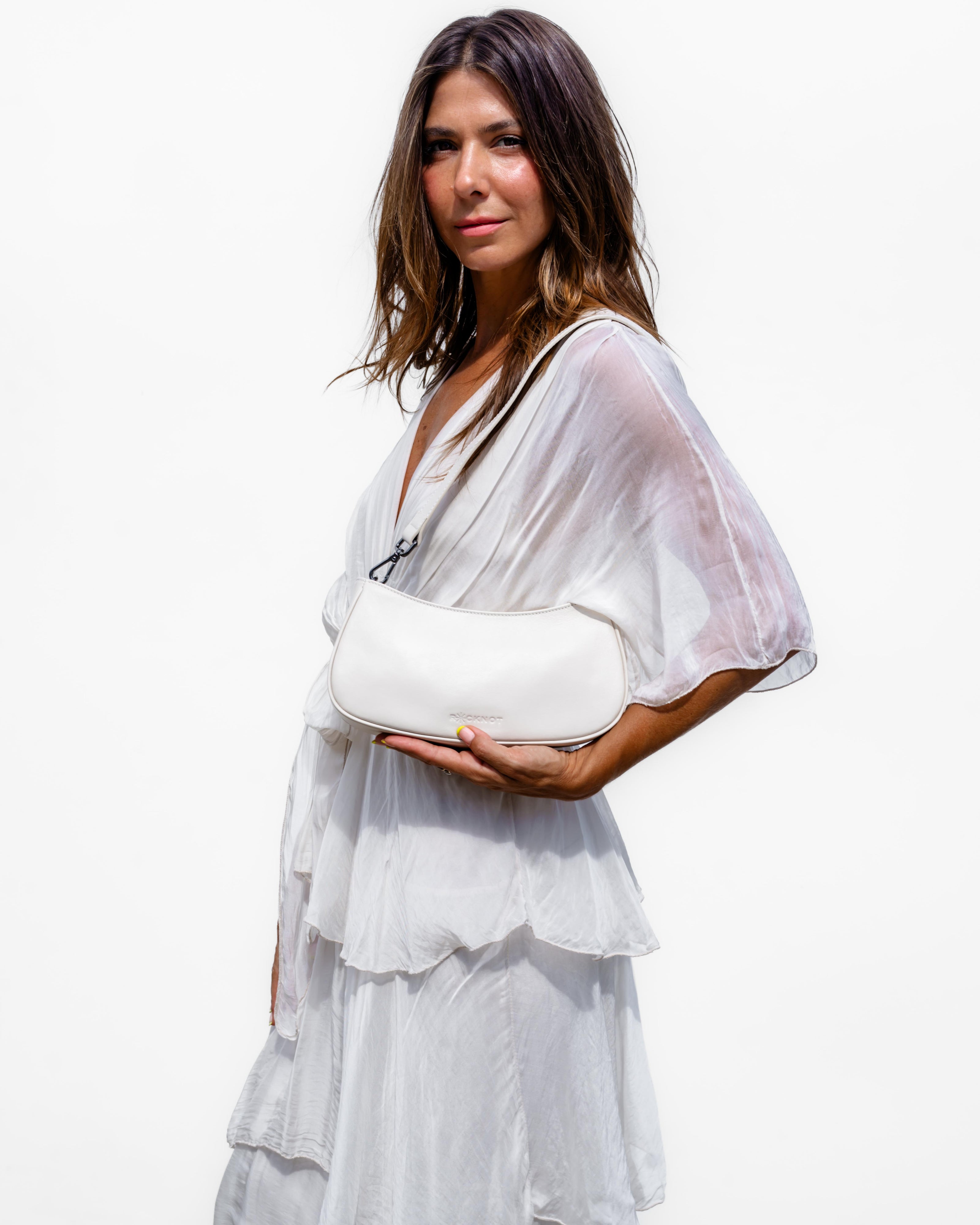 DALIA Underarm Bag - Off White