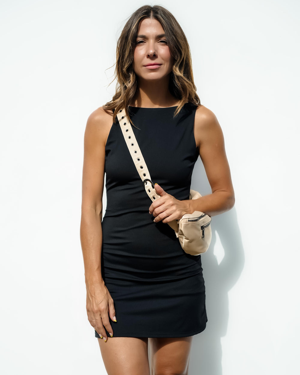 MAX Belt Bag - Beige Nylon