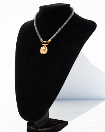 ZODIAC Carabiner Necklace - Gunmetal