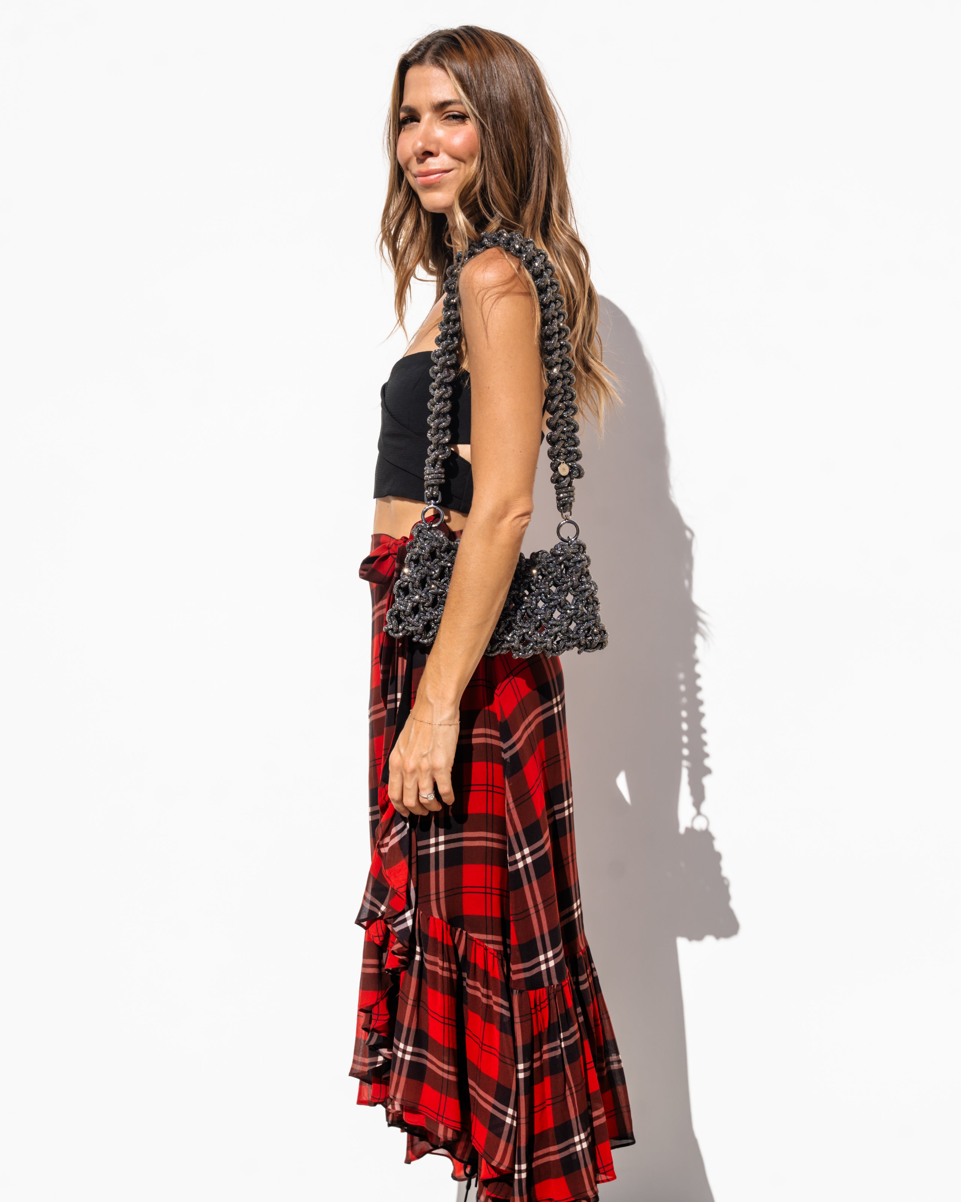 Eden 2-in-1 Clutch - Gunmetal