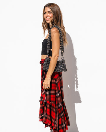 Eden 2-in-1 Clutch - Gunmetal