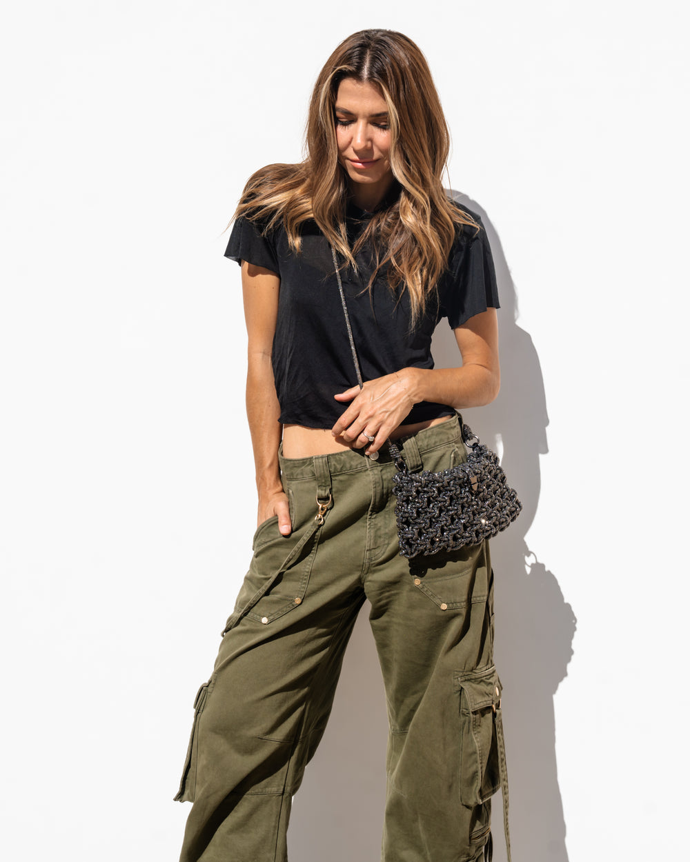 Eden 2-in-1 Clutch - Gunmetal