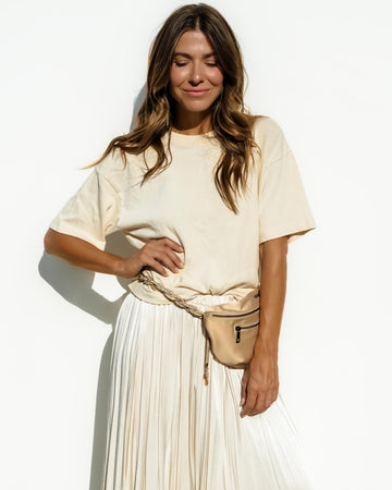 MAX Belt Bag - Beige Nylon